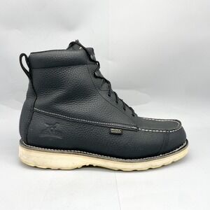 Irish Setter 845 Mens 12D Wimgshooter Waterproof Moc Toe Work Boots Black Rugged